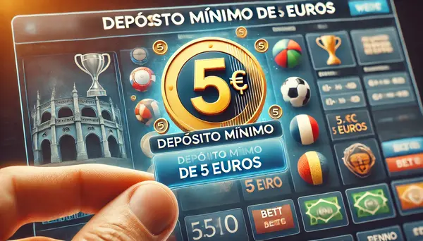 casas de apuestas deposito minimo 5 euros 