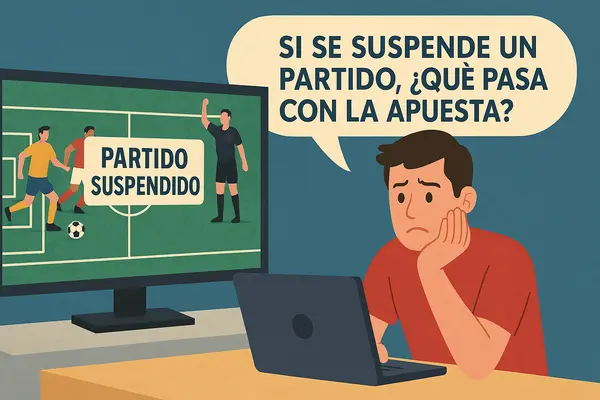 si se suspende un partido que pasa con la apuesta